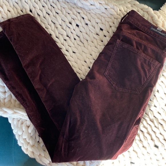 Burgundy Rocket Sz 26 Citizens of Humanity - Picture 2 of 7